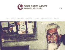 Tablet Screenshot of futurehealthsystems.org